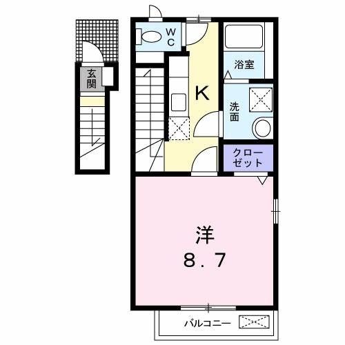 八王子市西片倉２丁目のアパート