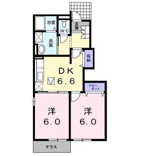 八王子市長房町のアパート