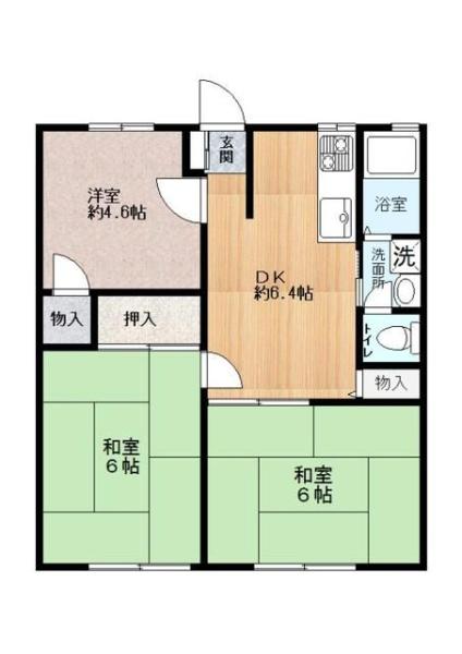 八王子市宇津木町のアパート