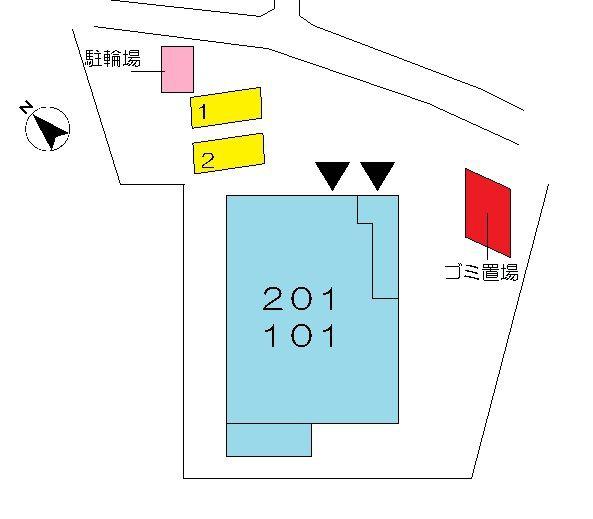 八王子市楢原町のアパート