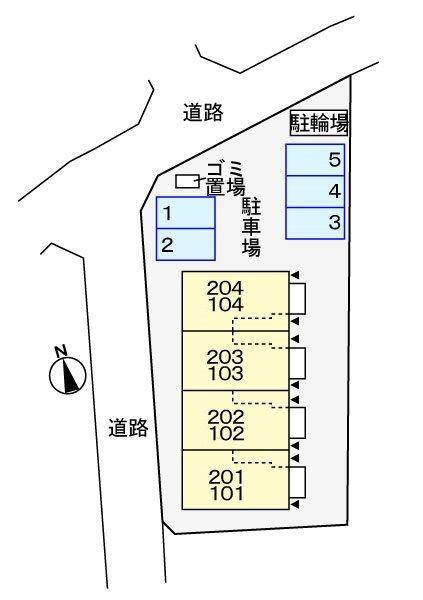 八王子市楢原町のアパート