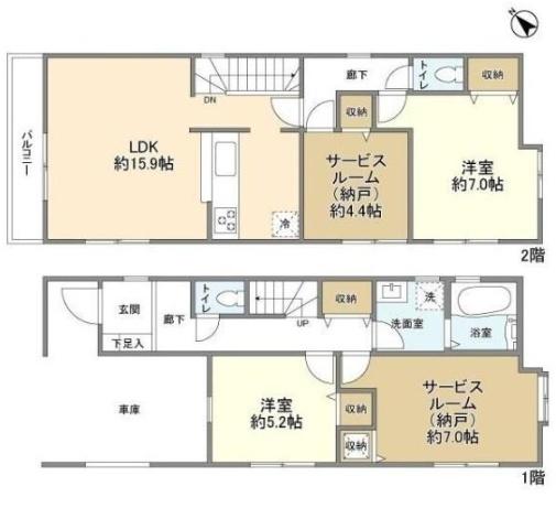 八王子市台町２丁目の貸家