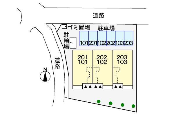 八王子市宇津木町のアパート