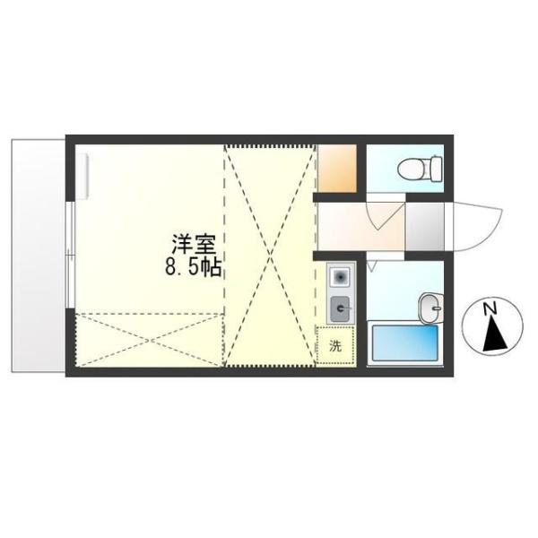 八王子市明神町２丁目のアパート