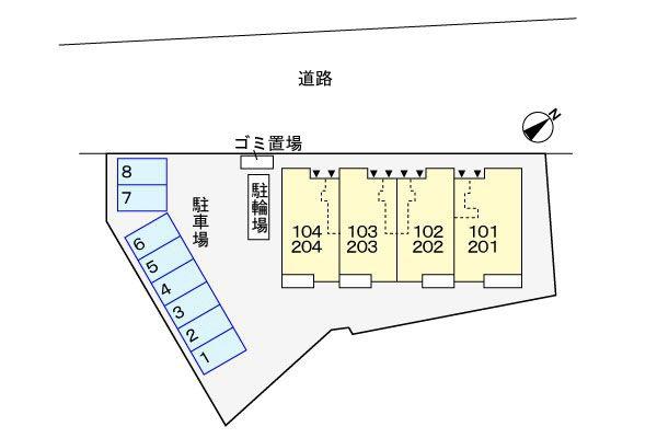 八王子市丹木町３丁目のアパート