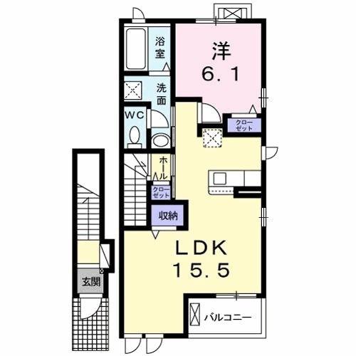 八王子市滝山町１丁目のアパート