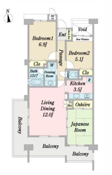 日野市大字新井のマンション