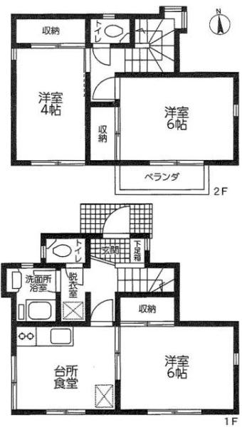 八王子市大谷町の貸家