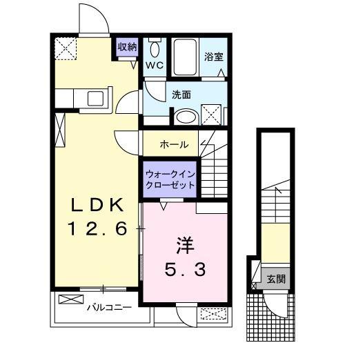 八王子市弐分方町のアパート