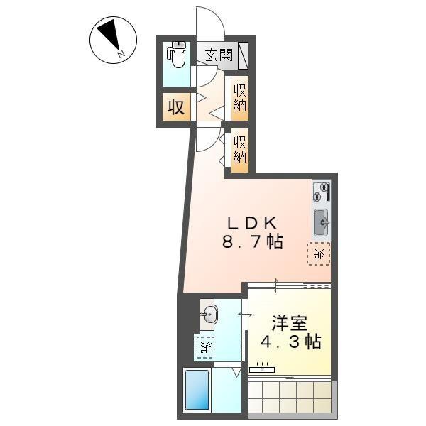 八王子市台町３丁目のアパート