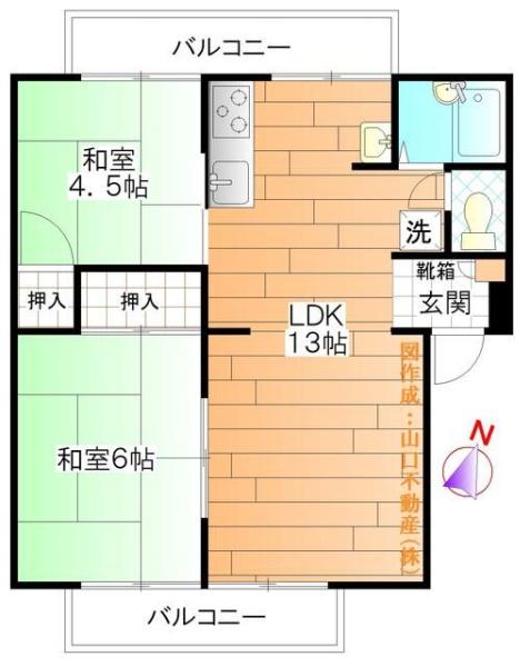 日野市神明１丁目のアパート