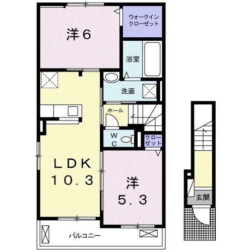 八王子市弐分方町のアパート
