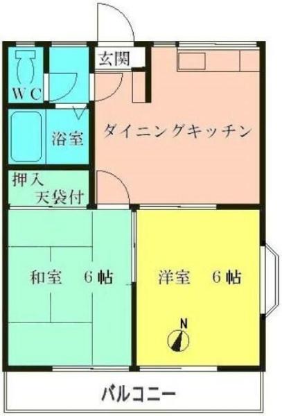 八王子市散田町４丁目のアパート