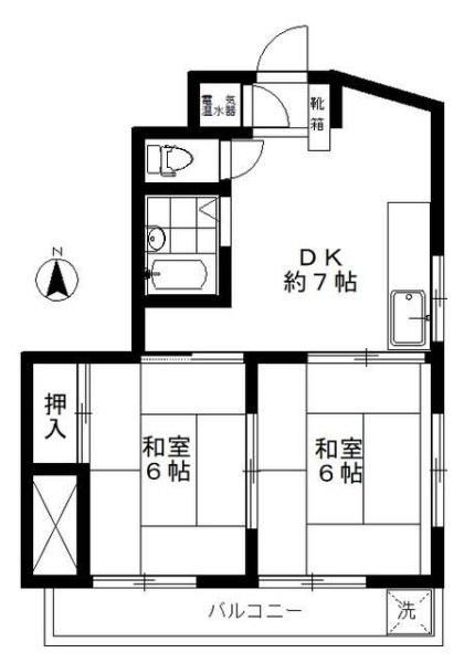 八王子市片倉町のアパート