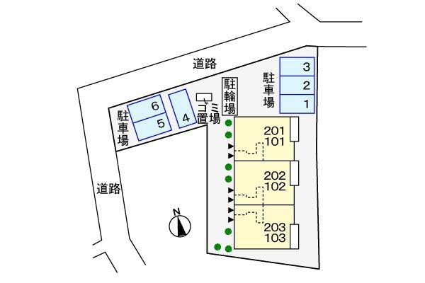 八王子市四谷町のアパート