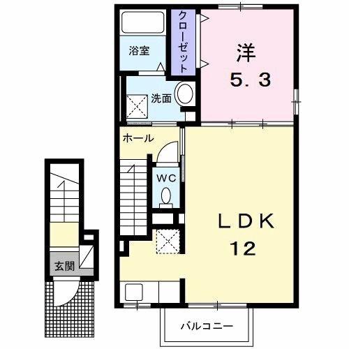 八王子市石川町のアパート