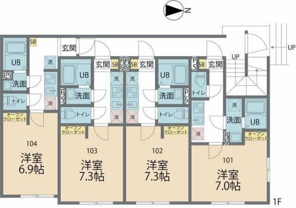 八王子市子安町２丁目のアパート