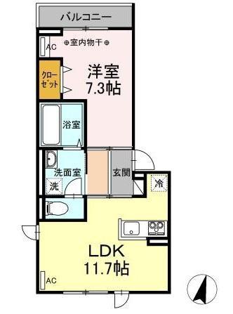 八王子市堀之内３丁目のアパート