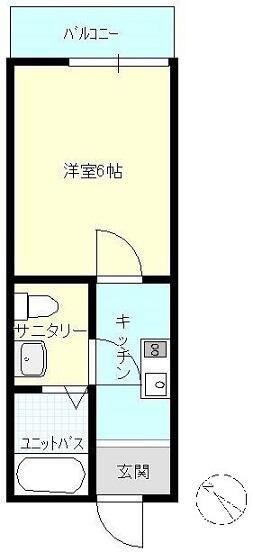 八王子市絹ケ丘１丁目のアパート