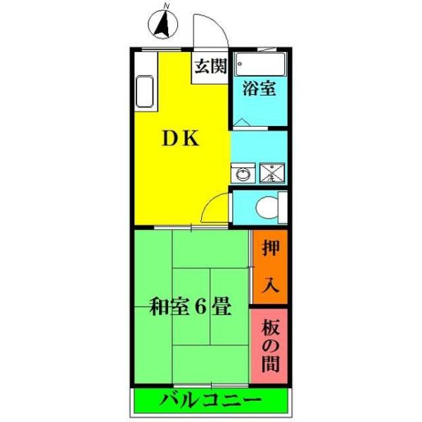 日野市多摩平３丁目のアパート