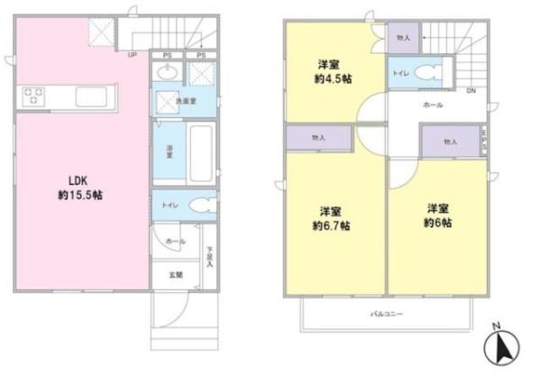 八王子市宇津木町の貸家