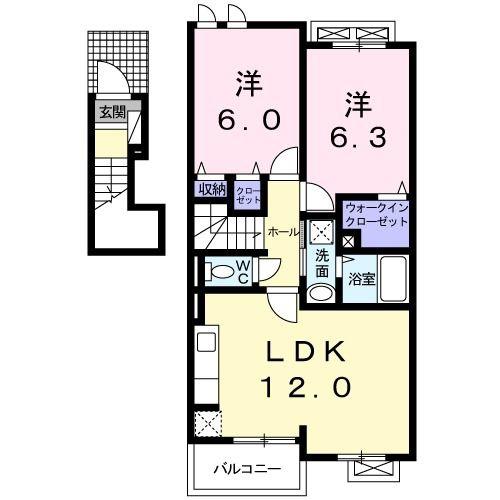 八王子市楢原町のアパート