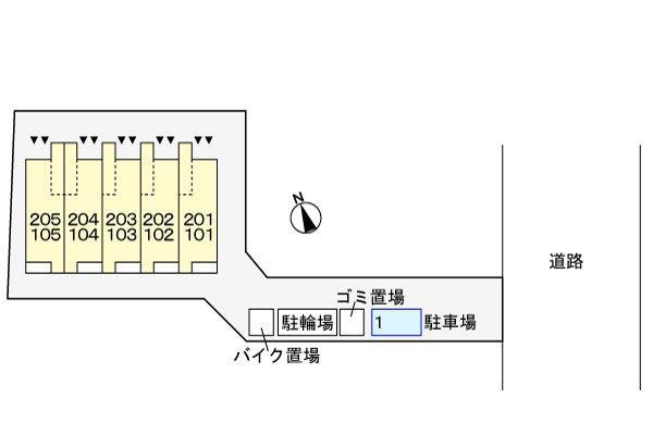 八王子市別所１丁目のアパート