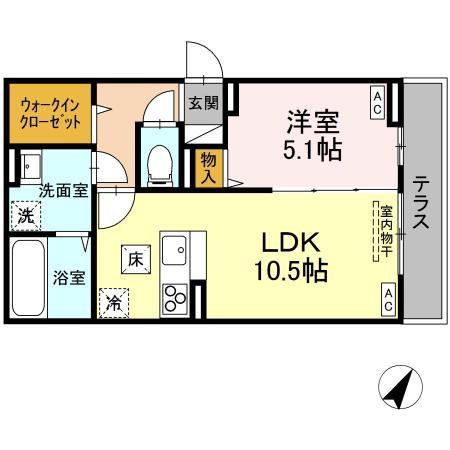 八王子市散田町３丁目のアパート