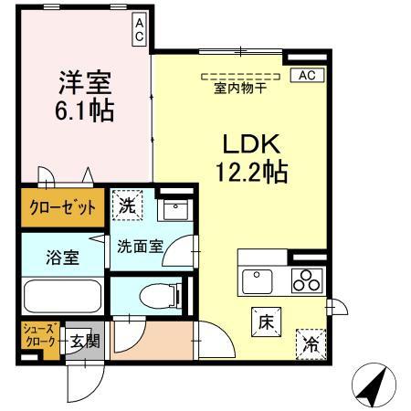 八王子市散田町３丁目のアパート