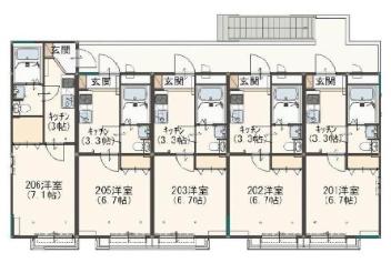 八王子市千人町３丁目のアパート