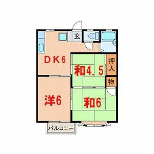 八王子市椚田町のアパート