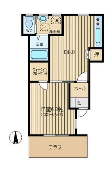 日野市栄町２丁目のアパート