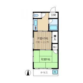 八王子市長沼町のアパート