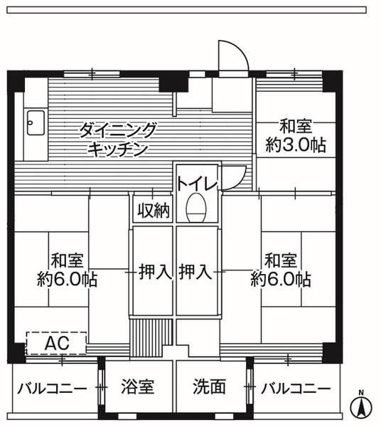 ビレッジハウス小比企６号棟
