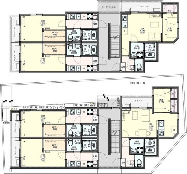 八王子市子安町２丁目のアパート