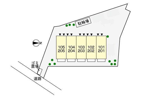 八王子市北野町のアパート