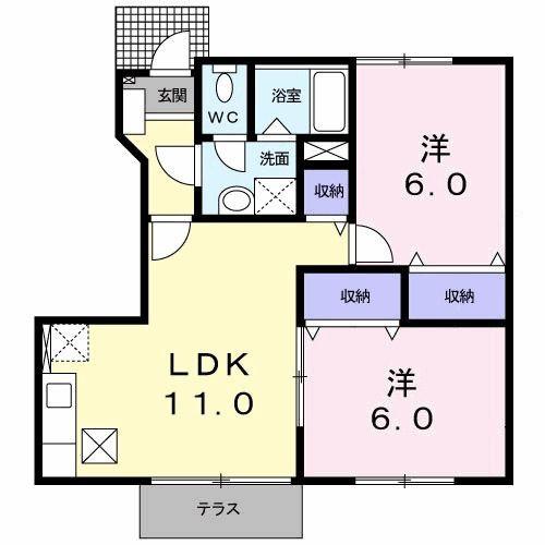 日野市南平７丁目のアパート