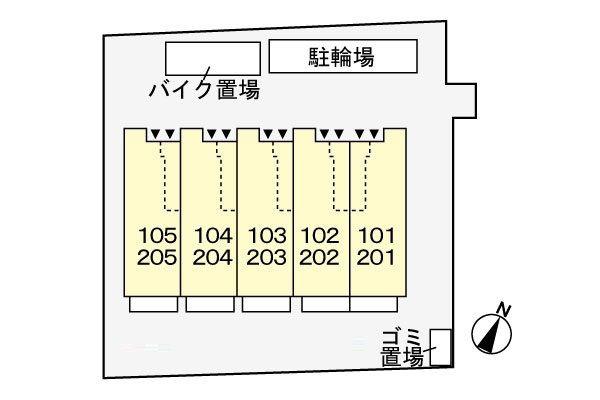 八王子市東中野のアパート