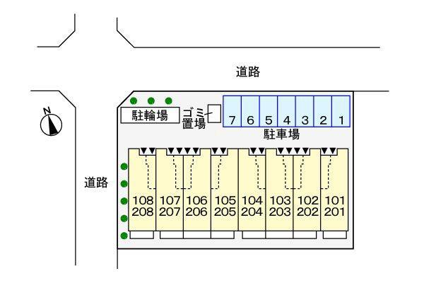 日野市神明３丁目のアパート