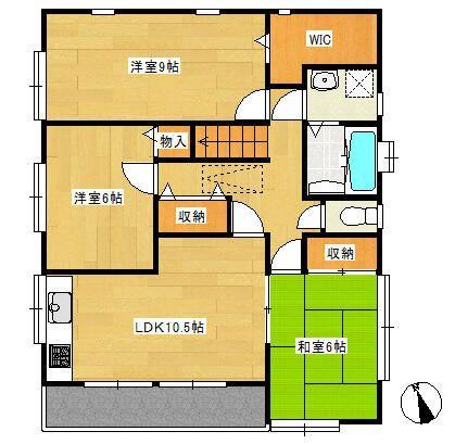 八王子市中野上町２丁目の貸家