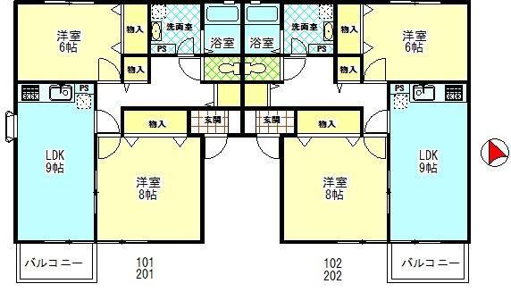 八王子市川口町のアパート
