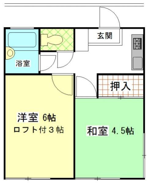 八王子市椚田町のアパート