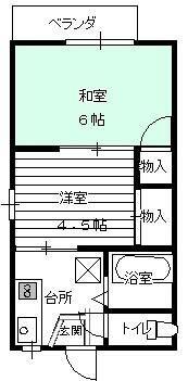 八王子市下恩方町のアパート