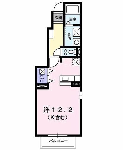 日野市神明３丁目のアパート