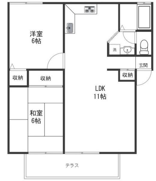 八王子市小比企町のアパート
