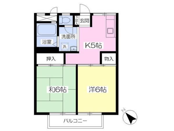 八王子市寺田町のアパート