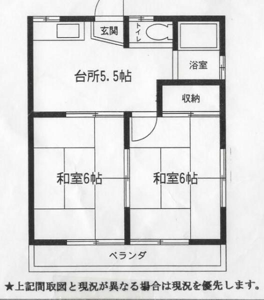 八王子市弐分方町のアパート