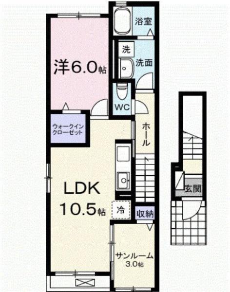 八王子市石川町のアパート