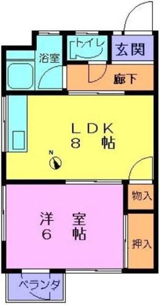 八王子市東浅川町のアパート