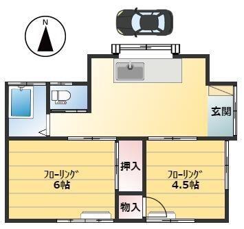八王子市石川町の貸家